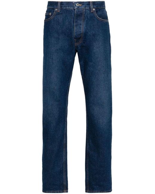 Off-White c/o Virgil Abloh Blue Off- Straight-Leg Jeans for men