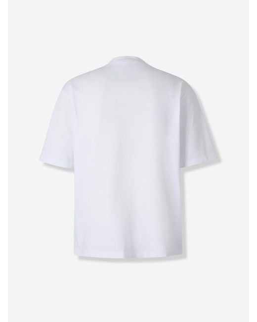 DSquared² White Basic T-Shirt for men