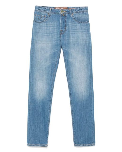 Jacob Cohen Blue Slim Fit Denim Jeans for men