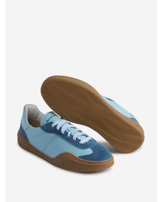 Acne Blue Sneakers Bars M for men