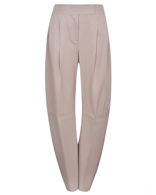 The Attico Natural Gary Virgin-wool Trousers