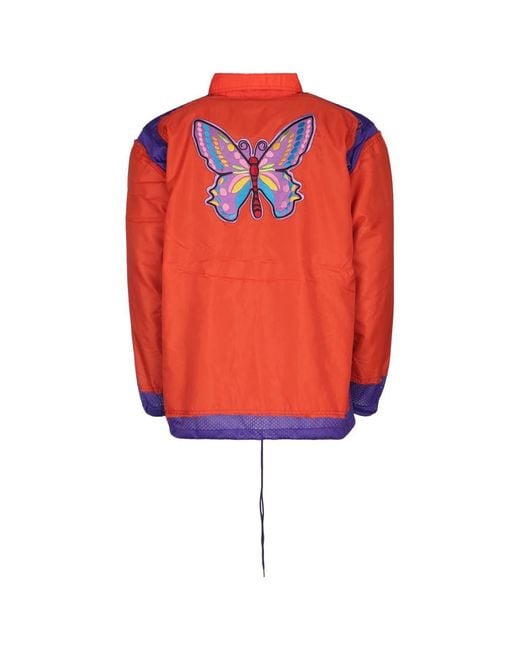 Needles Orange Jackets And Vests for men