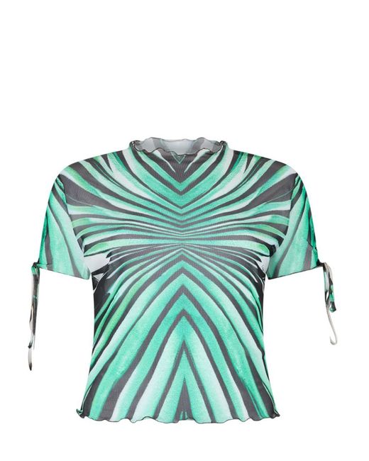 Roberto Cavalli Green T-Shirts And Polos