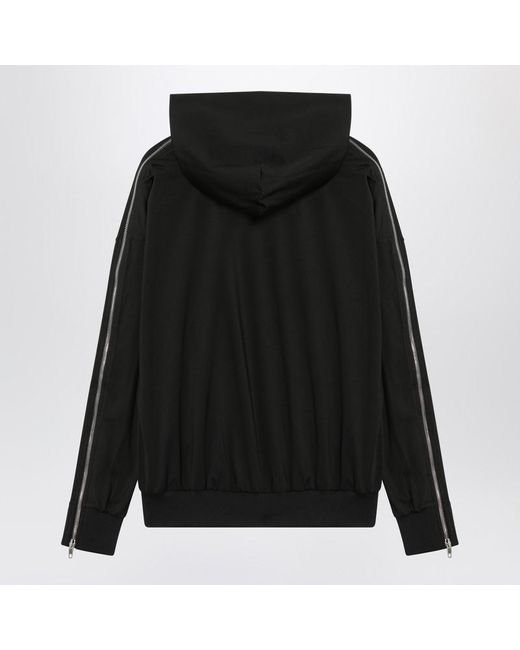Balenciaga Black Zip Up Sweatshirt Loop Sports Icon