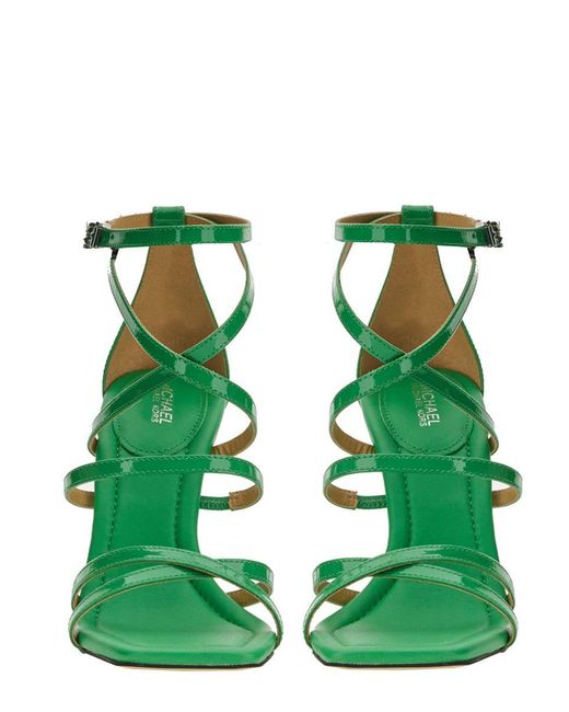 Michael Kors Green Pumps In Leather.