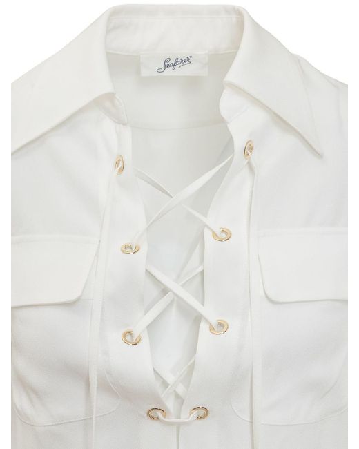 Seafarer White Shirt With Pockets
