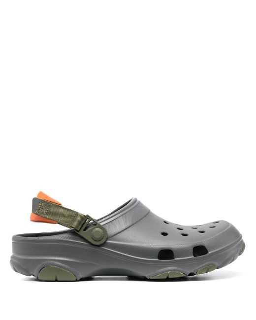 men gray crocs
