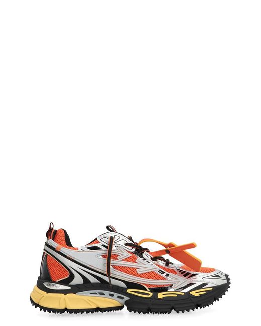 Off-White c/o Virgil Abloh Red Be Right Back Mesh Sneakers for men