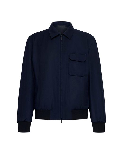 Blue armani coat best sale