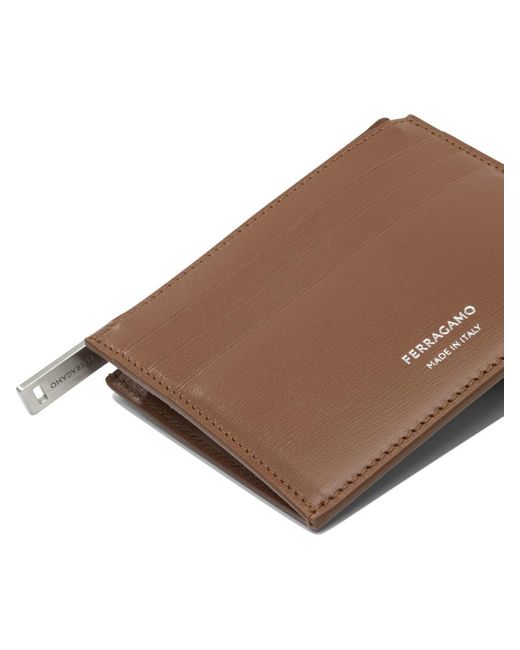 Ferragamo Brown Wallets & Card Holders for men