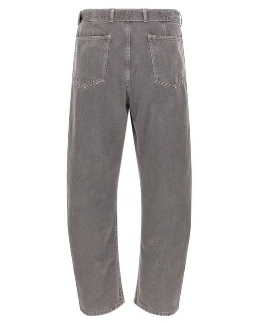 Lemaire Gray 'Twisted Belted' Jeans