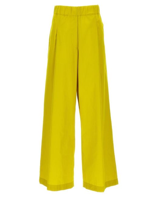 Dries Van Noten Yellow 'Pila' Trousers
