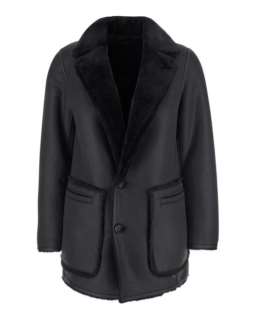 Urbancode Black Single-Breasted Jacket With Classic Lapels