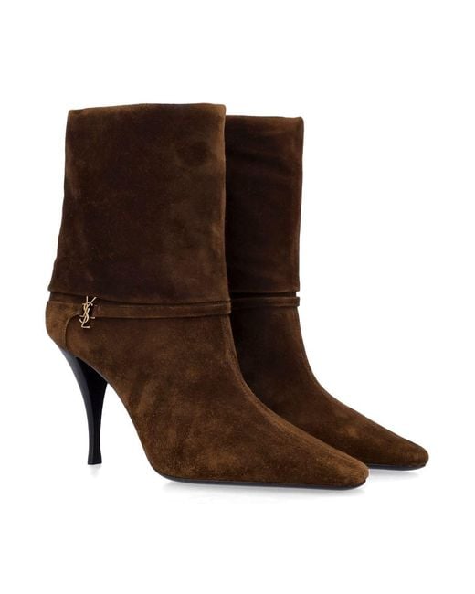 Saint Laurent Brown Nikki Boot