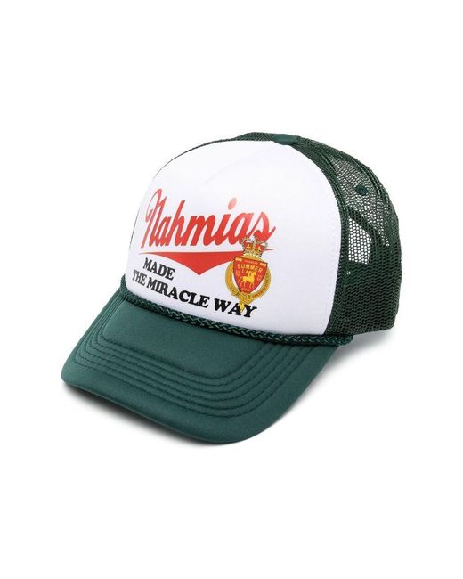 NAHMIAS Green Caps for men