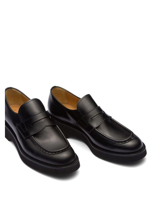 Church's Black Loafers With Inserts