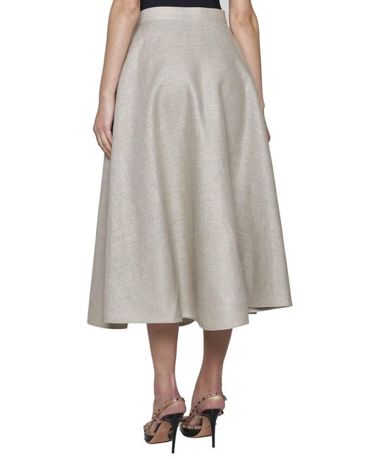 Valentino Gray Skirts