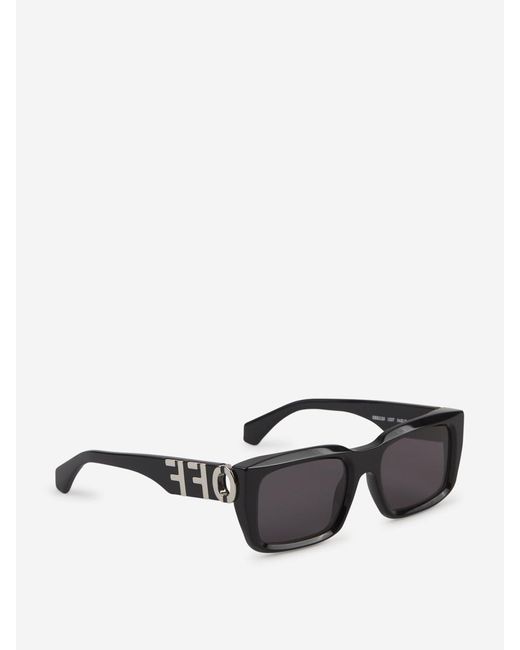 Off-White c/o Virgil Abloh Black Off- Squared Hays Sunglasses for men