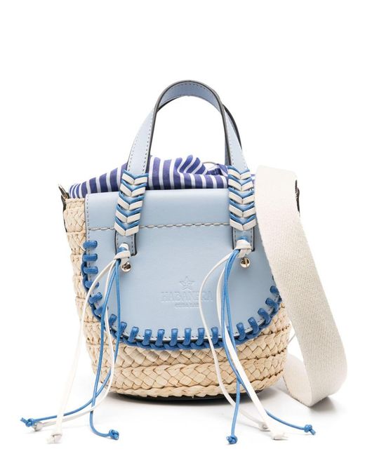 CUBA LAB Blue Habanera Bucket Bag