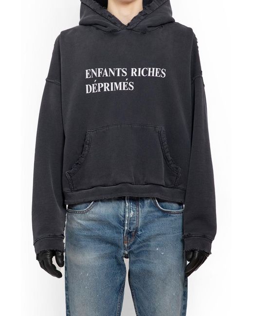 Enfants Riches Deprimes Black Sweatshirts for men
