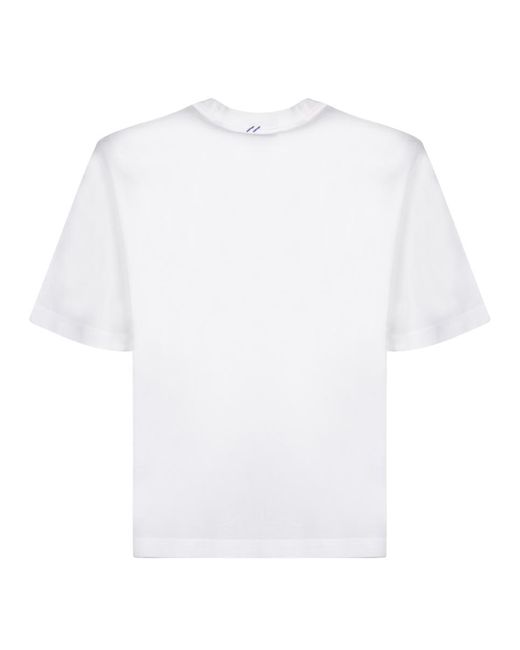 Burberry Multicolor And Cotton T-Shirt for men