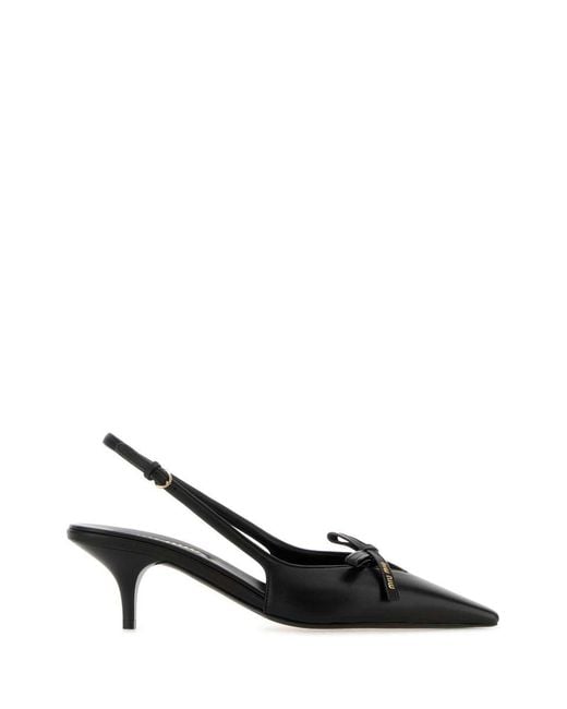 Miu Miu Black Heeled Shoes