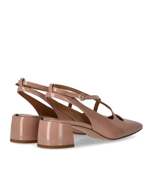 A.Bocca Pink Two For Love Slingback Pumps