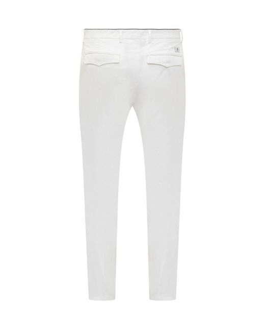 Department 5 White Department5 Prince Chino Pants for men