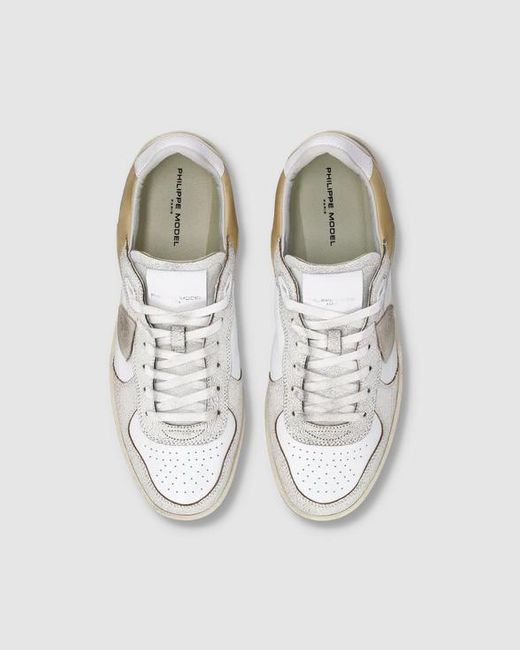 Philippe Model White Sneakers for men