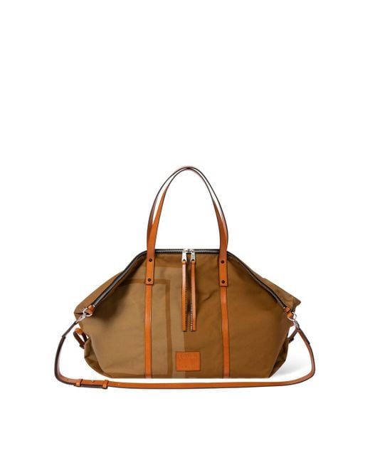 Paul Smith Brown Canvas Holdall Bag for men