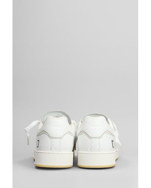 Date White Base Soft Sneakers for men