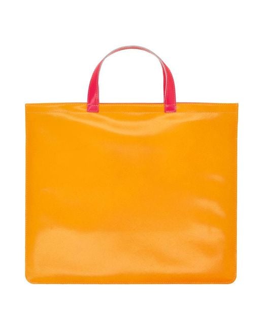 Comme des Garçons Yellow Super Fluo Tote Bag