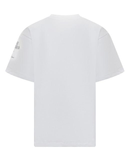 Gcds White T-Shirt With Grim Reaper Print for men