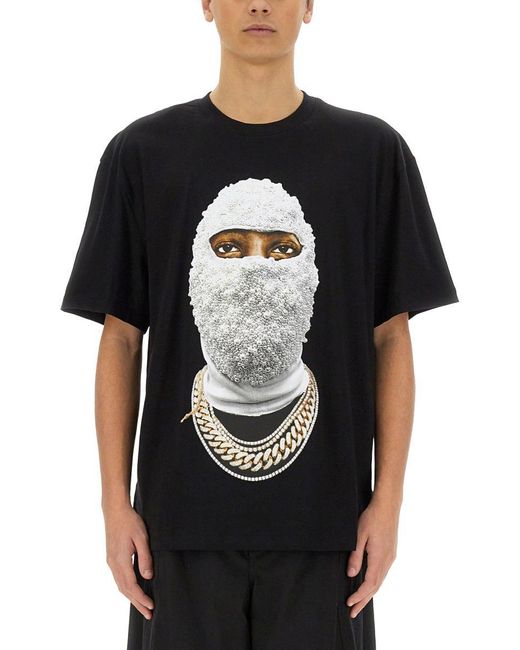 Ih Nom Uh Nit Black Future Mask Print T-Shirt for men
