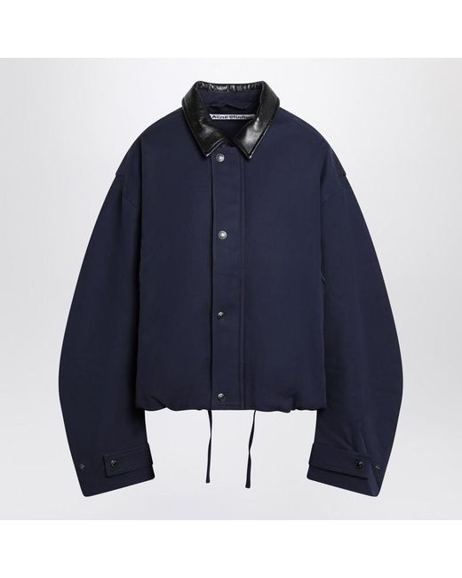 Acne Blue Twill Jacket for men
