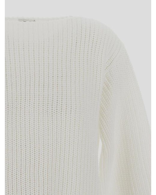 Ferragamo White Salvatore Knit Sweater