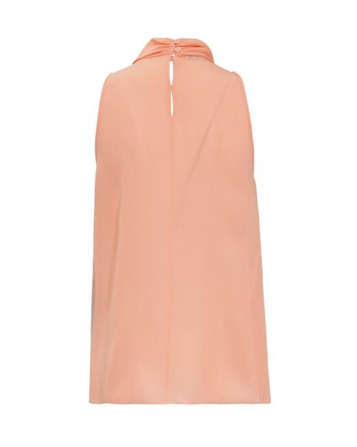 Emporio Armani Pink Top With Knot