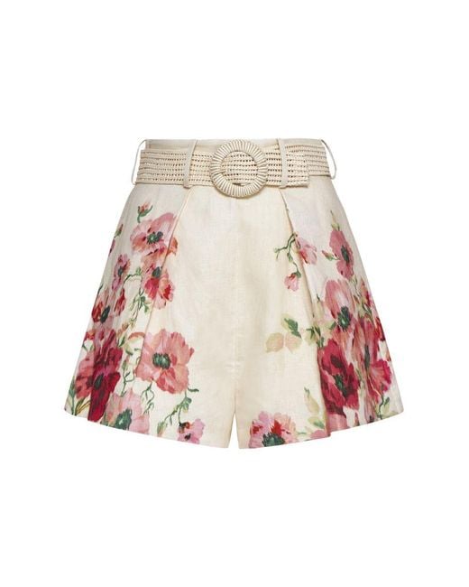 Zimmermann White Pants & Shorts