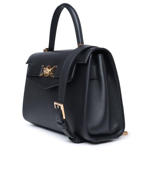 Versace Black Medium 'Medusa '95' Leather Bag