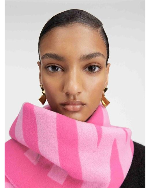 Jacquemus Pink L&#39;Écharpe Scarf