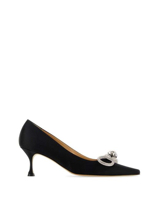 Mach & Mach Black Mach&Mach Satin Pumps