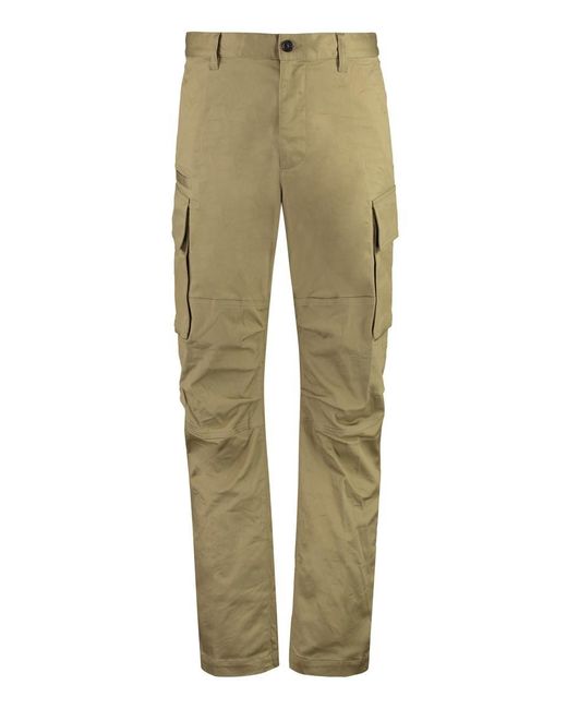 DSquared² Green Regular Fit Cargo Pants for men