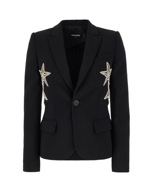 DSquared² Black Jackets & Vests