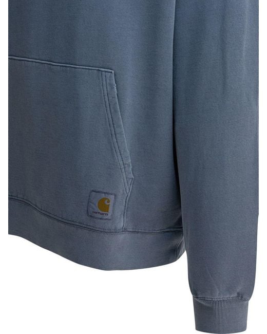 Carhartt Blue "Torion Seat" Crewneck Sweatshirt for men