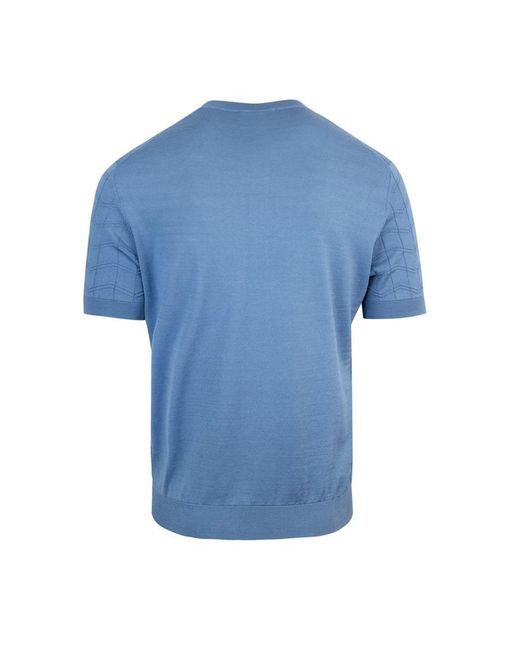 Paolo Pecora Blue T-Shirts for men