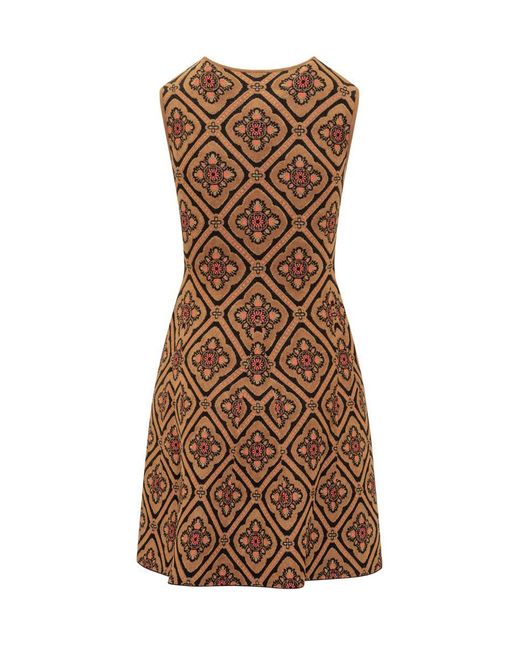 Etro Brown Knitted Dress