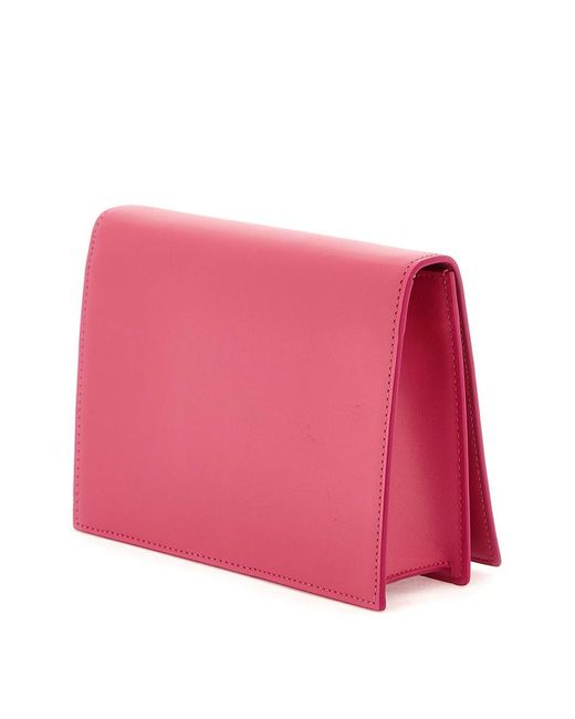 Dolce & Gabbana Pink Leather Crossbody Bag