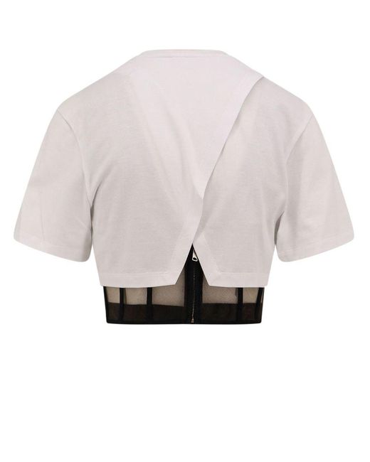 Alexander McQueen White T-Shirts And Polos