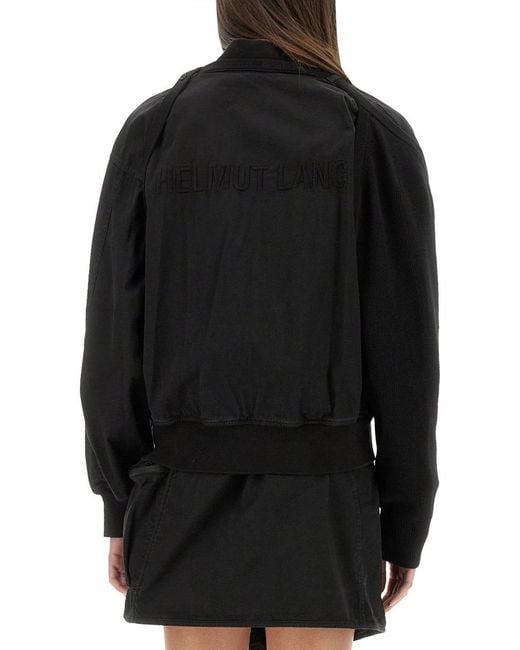 Helmut Lang Black Ma1" Bomber