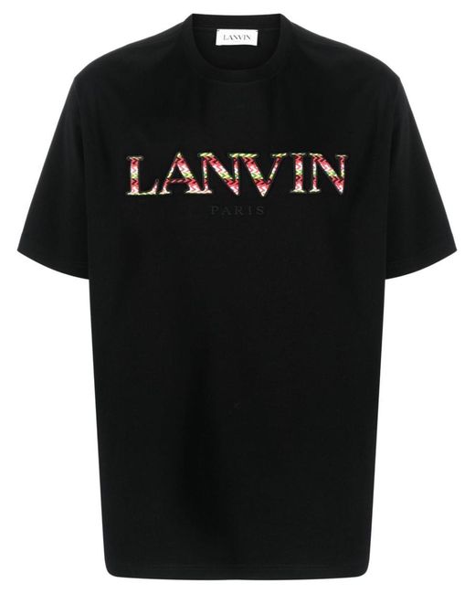 Lanvin Black T-Shirts And Polos for men